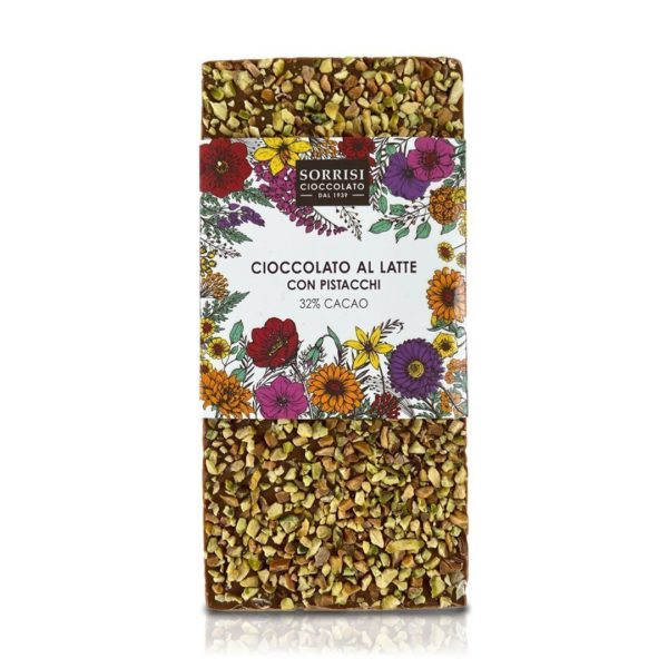 Tablette Chocolat au Lait & Pistaches -  Boella & Sorissi