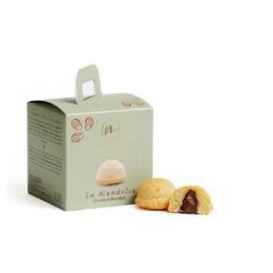 Mandolia Cocco Gianduia – pâtisseries aux amandes façon Ricciarelli (50 % amandes), sans gluten, coco & gianduja